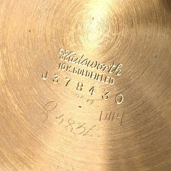 1952 Hamilton 10K Gold-Filled 992B Grade Non Working Railroad Pocket Parts Watch - Picture 7 of 12